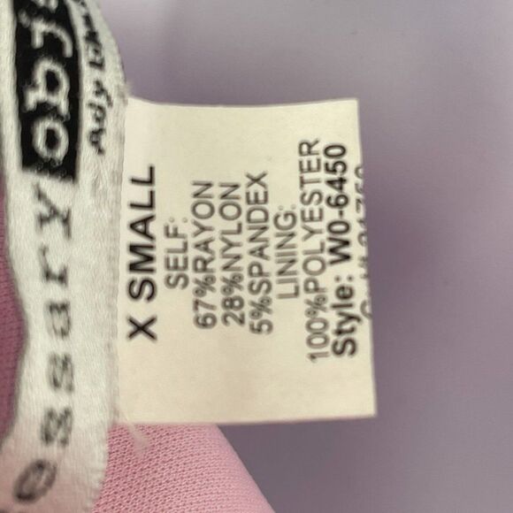 Vintage Necessary Objects Scalloped Hem Sleeveless Sheath Dress XS - Picture 8 of 8